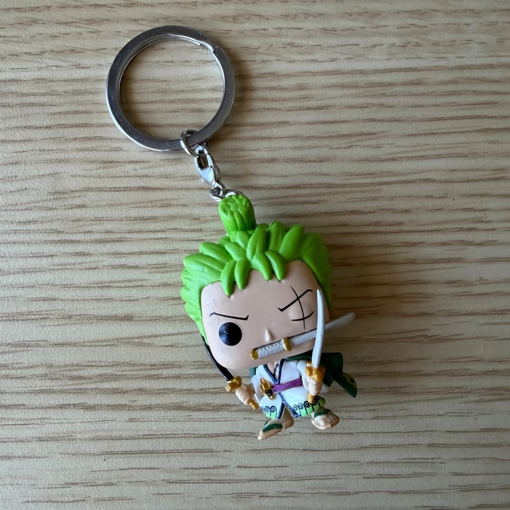 One Piece Roronoa Zoro POP Pocket Keychain Portachiavi FUNKO